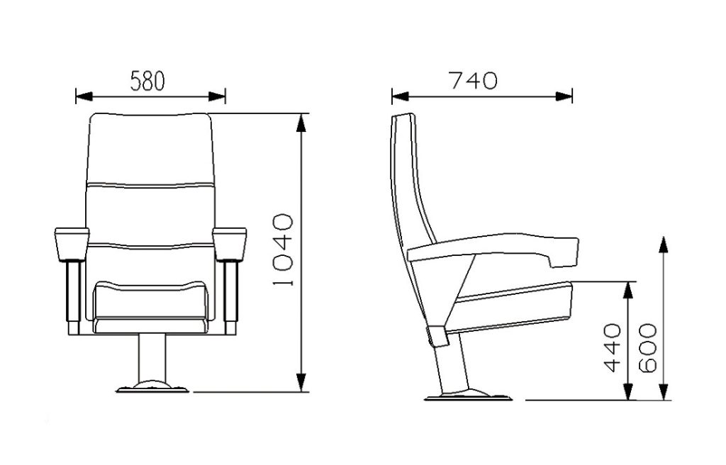 Gold P40 Sinema Koltuğu